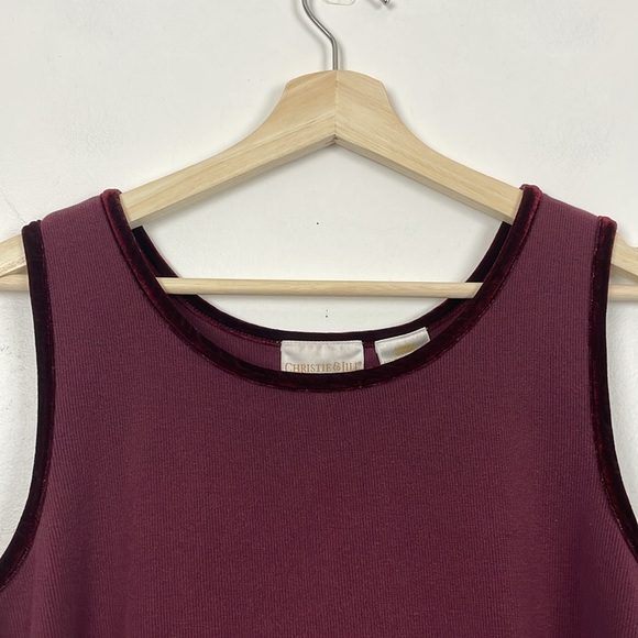 Christie & Jill 2 Piece Cardigan Set Womens Large Pullover Top Button Down Top - Picture 8 of 12